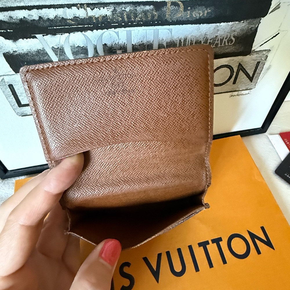 Louis Vuitton Brown Monogram Card Case Mini Wallet - Picture 10 of 16